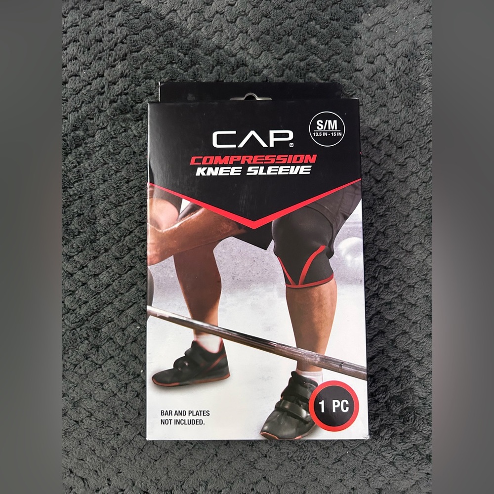 CAP Compression Knee Sleeve, S/M ~ NEW